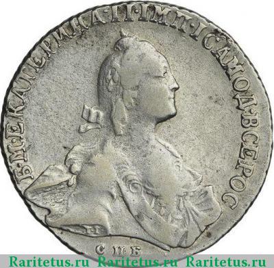 полтина 1766 года СПБ-TI-ЯI 