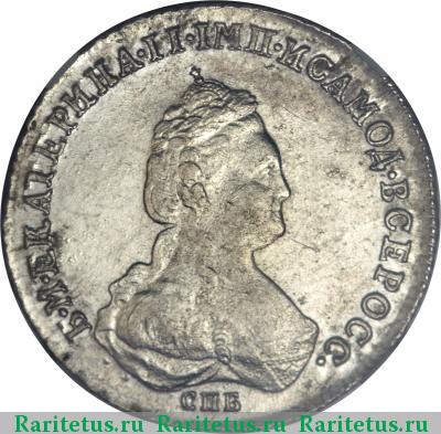 полуполтинник 1783 года СПБ-ММ 