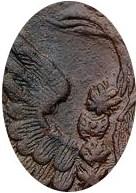 Деталь монеты 5 копеек 1788 года ЕМ орёл 1789, меньше