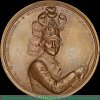 Наградная медаль "Граф Алексей Григорьевич Орлов" от Адмиралтейств-коллегии 1770 года