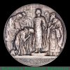 Настольная медаль "В память 300-летнего юбилея царствования Дома Романовых." 1913 года, Российская Империя
