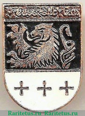 Знак "Герб Прейсиш-Эйлау". 1988 года, СССР