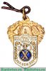 Наградной жетон в честь 125-летия Ленинградской пожарной команды 1928 года, СССР