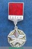 Знак ««Молодой гвардеец пятилетки» ЦК ВЛКСМ. Вторая степень» 1973-1980 годов, СССР