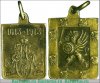 Жетон памятный "В память 300-летия Дома Романовых Россия, С.-Петербург 1913 г." 1913 года, Российская империя