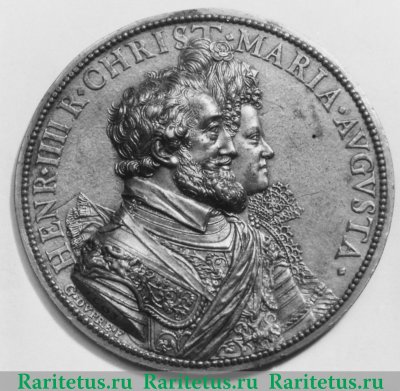 Генрих IV, король Франции (1553 - 1610) и его супруга Мария Медичи (1573 - 1642) 1603 года, Франция