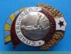 Знак чемпиона спартакиады Военно-Воздушных Сил СССР. Гимнастика (конь) 1960-1970 годов, СССР