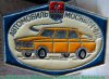 Знак «АЗЛК (Автомобильный завод имени Ленинского Комсомола). Москвич-412» 1967 года, СССР