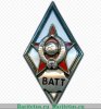 Знак «За окончание военной академии тыла и транспорта. ВАТТ», СССР