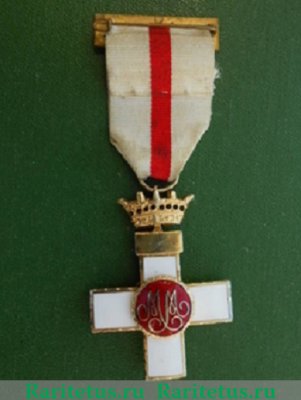 Крест "За военные заслуги" 1864 года, Испания