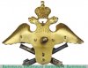 Знак "Об окончании Михайловского артиллерийского училища в Санкт-Петербурге", Российская империя