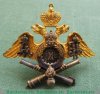 Знак "Об окончании Михайловского артиллерийского училища в Санкт-Петербурге", Российская империя