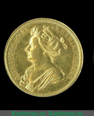 Медаль "В честь коронации королевы Анны" 1707 года, Великобритания