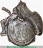 Знак «ВСЕРОКОМПОМ. Всероссийский комитет помощи больным и раненым красноармейцам и инвалидам войны. «От сознательных граждан — инвалидам войны»» 1920 года, СССР