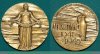 Настольная медаль «Пискаревское мемориальное кладбище. Ленинград», СССР