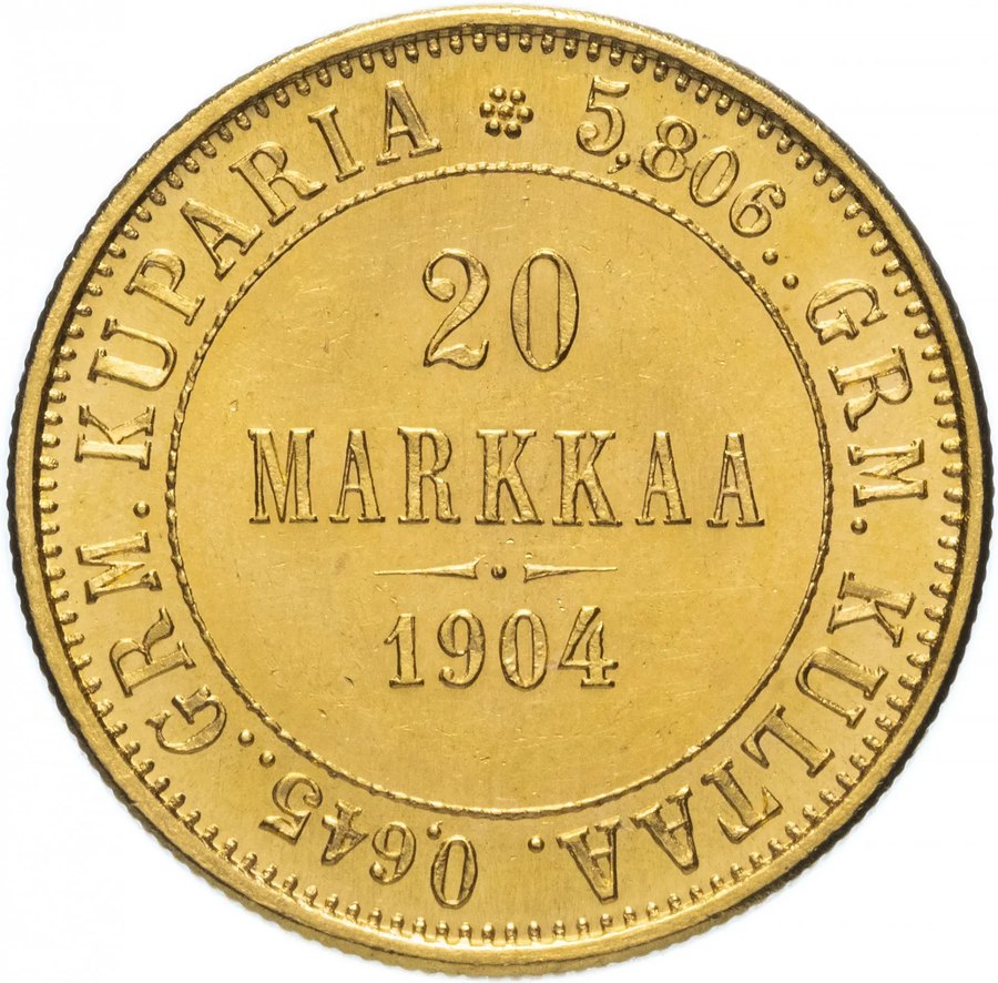 20 марок 1904 L