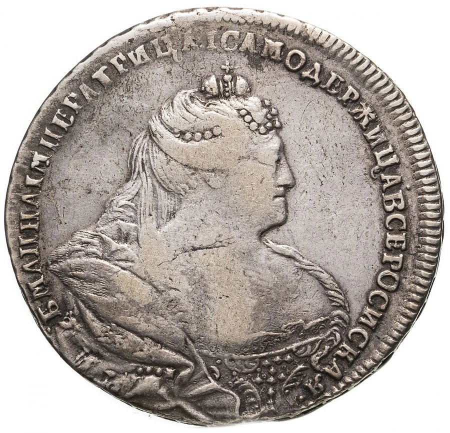 Московский тип, 1737–1740 — рубли Анны Иоанновны