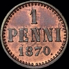 1 пенни 1870 года, Аукцион: AdaCoins Live от 430 USD