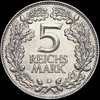 5 марок 1925 "1000-летие Рейнланда" (Германия), Аукцион: AdaCoins Online от 4 000 RUB