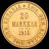 20 марок 1910 (Финляндия), Аукцион: AdaCoins Online от 50 000 RUB
