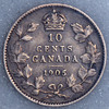 10 центов 1905 (Канада) (в слабе), Аукцион: AdaCoins Online от 1 RUB