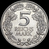 5 марок 1925 "1000-летие Рейнланда" (Германия), Аукцион: AdaCoins Online от 5 000 RUB