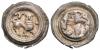 German States, Brunswick. Heinrich d. Lowe & Heinrich d. Lange. 1142-1195/1195-1227. AR bracteate denar (20.0 mm, 0.50 g, 12 h). Lion standing right, Аукцион: Agora Auctions от 120 USD