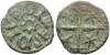 Wallachia. Radu I. Ca. 1377-1383. AE ban (12 mm, 0.76 g). Type III. Sun / Cross crosslet; stars in each angle. MBR 78a. Near VF, green patina, Аукцион: Agora Auctions от 30 USD