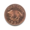 1 цент, Бермудские острова 1997 года, Аукцион: Anumis от 1 RUB