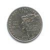 25 центов (квотер) — Квотер штата Нью-Гэмпшир 2000 года D, Аукцион: Anumis от 1 RUB