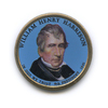 1 доллар — 9-ый Президент США - Уильям Генри Гаррисон (1841), цветная эмаль 2009 года P, Аукцион: Anumis от 1 RUB