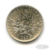 5 франков 1963 года, Аукцион: Anumis от 1 RUB