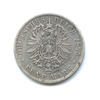 5 марок - Карл I, Вюртемберг 1875 года, Аукцион: Anumis от 1 RUB
