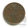 1 пенни — Для Финляндии. Вензель Александра III 1894 1894 года -, Аукцион: Anumis от 1 RUB