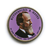 1 доллар — 19-ый Президент США - Ратерфорд Хейз (1877-1881), цветная эмаль 2011 года D, Аукцион: Anumis от 1 RUB