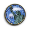 1 доллар — 19-ый Президент США - Ратерфорд Хейз (1877-1881), цветная эмаль 2011 года D, Аукцион: Anumis от 1 RUB