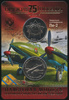 25 рублей — Конструктор оружия В. М. Петляков + жетон. Буклет 2019 года ММД, Аукцион: Anumis от 1 RUB