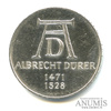 5 марок — 500 лет со дня рождения Альбрехта Дюрера 1971 года, Аукцион: Anumis от 1 RUB
