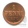 Копия монеты «1 пенни 1870 — Для Финляндии, Российская Империя», Аукцион: Anumis от 1 RUB
