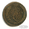 1 копейка — Вензель императрицы Екатерины II Великой 1763 года ММ, Аукцион: Anumis от 1 RUB