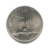 25 центов (квотер) — Квотер штата Миннесота 2005 года D, Аукцион: Anumis от 1 RUB