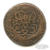 2 копейки — Вензель императрицы Елизаветы. Номинал под гербом. Гурт: Екатеринбургского двора 1760 года -, Аукцион: Anumis от 1 RUB