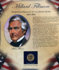 1 доллар — 13-ый Президент США - Миллард Филлмор (1850-1853) + юбилейные марки (в буклете) 2010 года, Аукцион: Anumis от 1 RUB