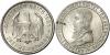 1927. Alemania. F (Stuttgart). 3 reichsmark. (Kr. 54). 14,93 g. AG. 450º Aniversario de la fundación de la Universidad de Tubinga. Rara. S/C, Аукцион: Aureo & Calicó от 250 EUR