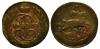 1 копейка 1763 года. ММ. VF+, Аукцион: Aurora от 2 800 RUB