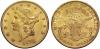 Liberty Head. Doble águila o 20 $. Filadelfia. 1878. Fb177. Golpecitos de circulación. MBC/MBC+, restos de brillo original en rev. Tono, Аукцион: Cayón Subastas от 800 EUR