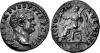 As Caesar, AD 69-79. AR Quinarius (14mm, 1.62 g, 6h). “Judaea Capta” commemorative. Rome mint. Struck under Vespasian, AD 73. T CAES IMP VESP P TR P, Аукцион: Classical Numismatic от 300 USD