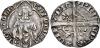 As Prince of Aquitaine, 1362-1372. AR Hardi d’argent (18mm, 1.14 g, 1h). La Rochelle mint. ЄD : PO : GnS RЄG : ΛGLIЄ, half-length figure of Edward, Аукцион: Classical Numismatic от 180 USD