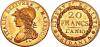 1800-1801. AV 20 Francs (22mm, 6.41 g, 6h). Torino mint. Dated year 10 (). Laureate and helmeted female bust left / Denomination and date within, Аукцион: Classical Numismatic от 600 USD