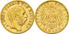 REICHSGOLDMÜNZEN, SACHSEN, KÖNIGREICH Albert. 1873-1902, Muldenhütten.10 Mark 1891 E. J. 263. Schl. 407. D.S. 351. Fr. 3844. Winzige Randfehler und, Аукцион: Gerhard Hirsch от 140 EUR
